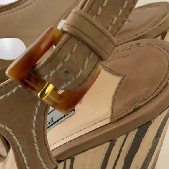 Prada Platform Sandals 37.5 - Picture 4 of 7